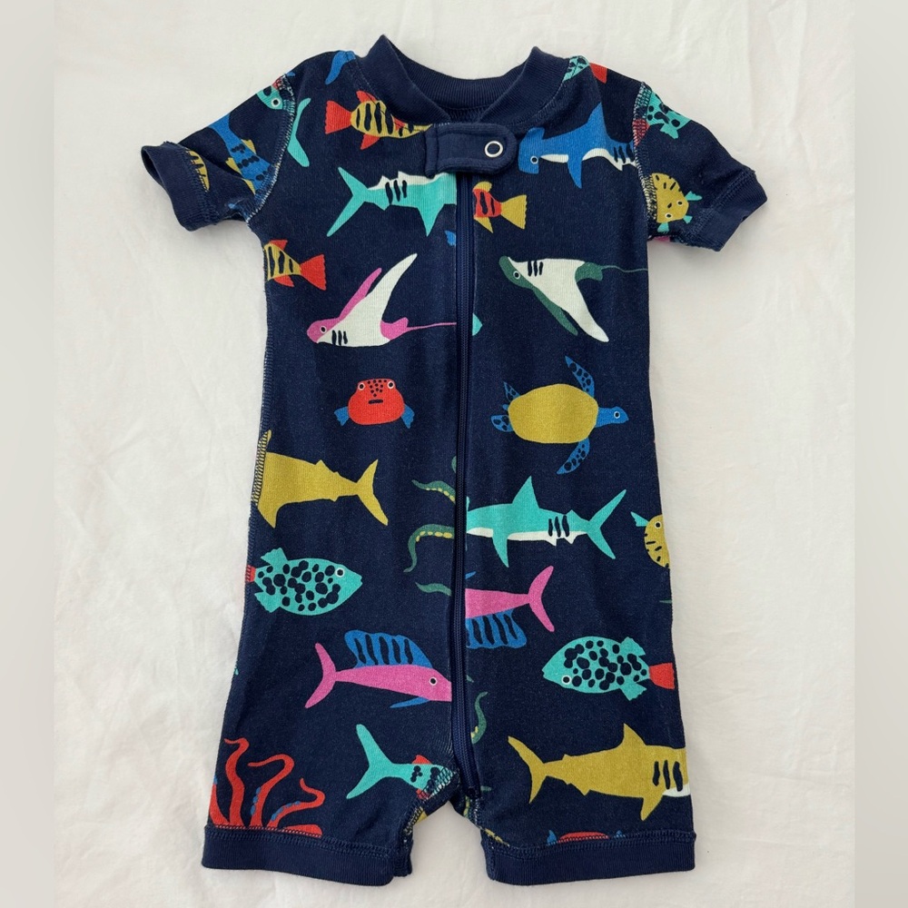 EUC Hanna Andersson Shortie Zip Sleeper